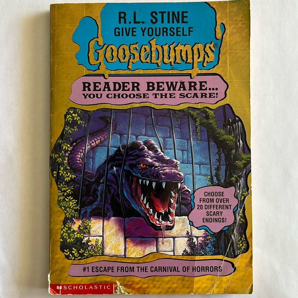 ⭐️5/$25-GOOSEBUMPS -Give Yourself Goosebumps -#1 Escape From Carnival Of Horrors
